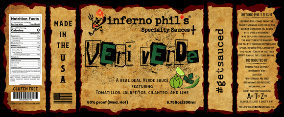 Veri Verde (Will Advise When Available)